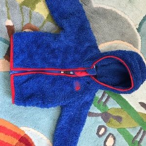 The North Face 6-12 month hooded fleece